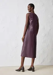 Leren jurk van nappaleer, bonprix