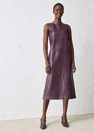 Leren jurk van nappaleer, bonprix