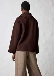 Oversized jas in een zachte wolmix, bonprix