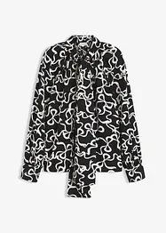 Blouse met strik, bonprix