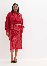 Blouse met strik, bonprix