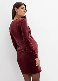 Zwangerschaps- en voedingsjurk van zacht fluweel, bonprix