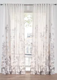 Transparant gordijn met print (1 stuk), bonprix