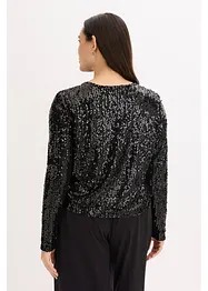 Gebreide jurk met glittereffect, bonprix