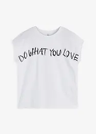 Oversized shirt van puur katoen, bonprix