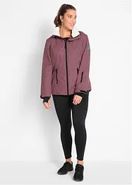 Outdoor jas met teddyfleece, waterdicht, bonprix