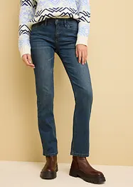 Mid waist stretch jeans, straight, bonprix