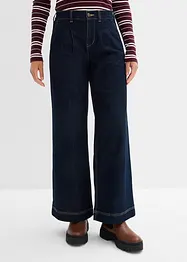 Wide leg jeans high waist met een comfortabele tailleband, bonprix