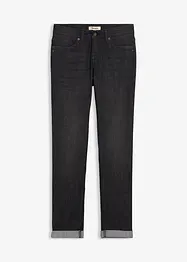 Stretch jeans mid waist, straight, bonprix