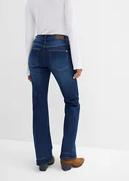 Mid waist stretch jeans, bootcut, bonprix