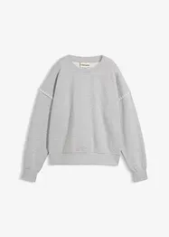 Oversized sweater in een katoenmix, bonprix