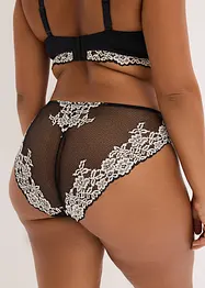 Slip van tweekleurig kant (set van 2), bonprix