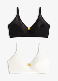 Bh met katoen zonder beugels (set van 2), bonprix