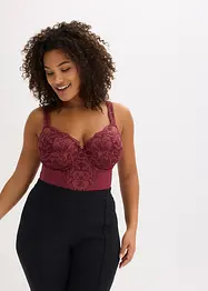 Stringbody met gewatteerde schouderbandjes, bonprix