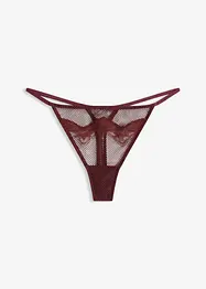 Tanga string met sierlijk kant, bonprix