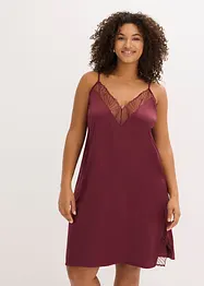 Slipdress met elegant borduursel, bonprix