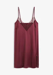 Slipdress met elegant borduursel, bonprix