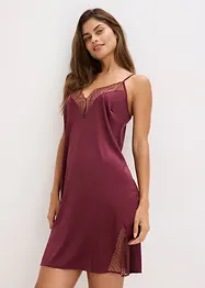 Slipdress met elegant borduursel, bonprix