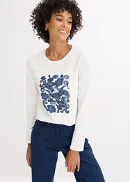 Longsleeve met opvallende print, bonprix