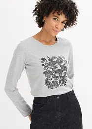 Longsleeve met opvallende print, bonprix