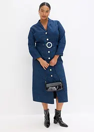 Twill jurk met riem (2-dlg. set), bonprix