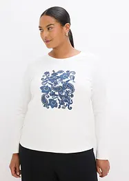 Longsleeve met opvallende print, bonprix