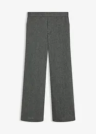 Bootcut broek in tweed look, bonprix