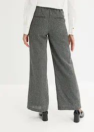 Bootcut broek in tweed look, bonprix