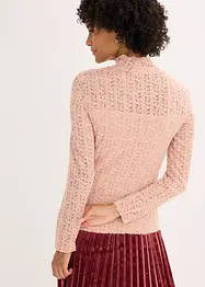 Colshirt met kant, bonprix