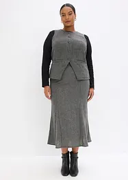 Godetrock in tweedlook, bonprix