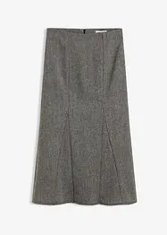 Godetrock in tweedlook, bonprix