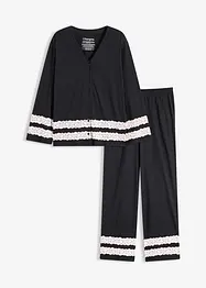 Pyjama van een softe viscose-mix, bonprix