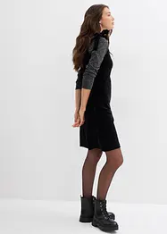 Mini jurk van zacht fluweel, bonprix