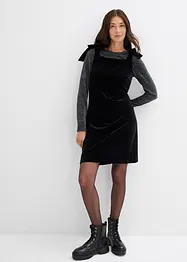 Mini jurk van zacht fluweel, bonprix