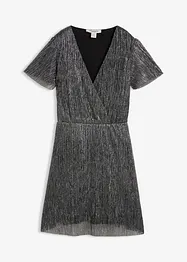 Korte glanzende jurk, bonprix