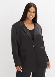 Oversized blazer van satijn, bonprix