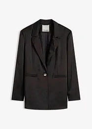 Oversized blazer van satijn, bonprix