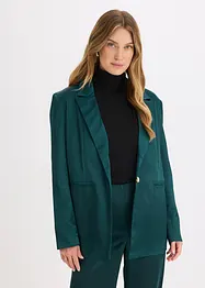 Oversized blazer van satijn, bonprix