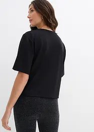 Oversized shirt parelapplicatie, bonprix