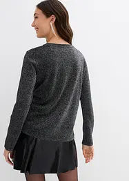Longsleeve met glittergaren, bonprix