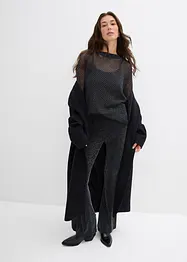 Flared legging met glitter, bonprix