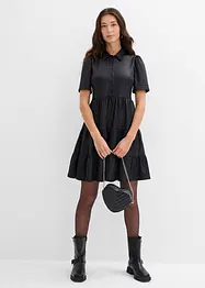 Mini jurk van glanzend materiaal, bonprix