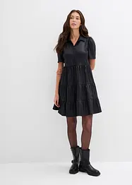 Mini jurk van glanzend materiaal, bonprix