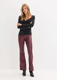 Top met watervalhals, bonprix