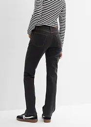 Mid waist stretch jeans, straight, bonprix