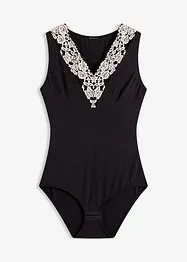 Body zonder beugels van zacht modal met kant, bonprix