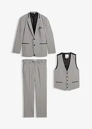 3-delig pak: colbert, broek, gilet, bonprix