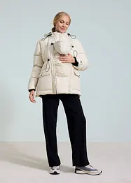 6-in-1 zwangerschapsparka met uitneembaar fleece vest, bonprix