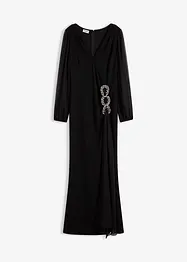 Maxi jurk met strass applicatie, bonprix
