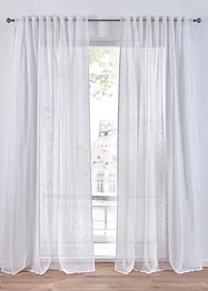 Gordijn met geweven strepen (1 stuk), bonprix